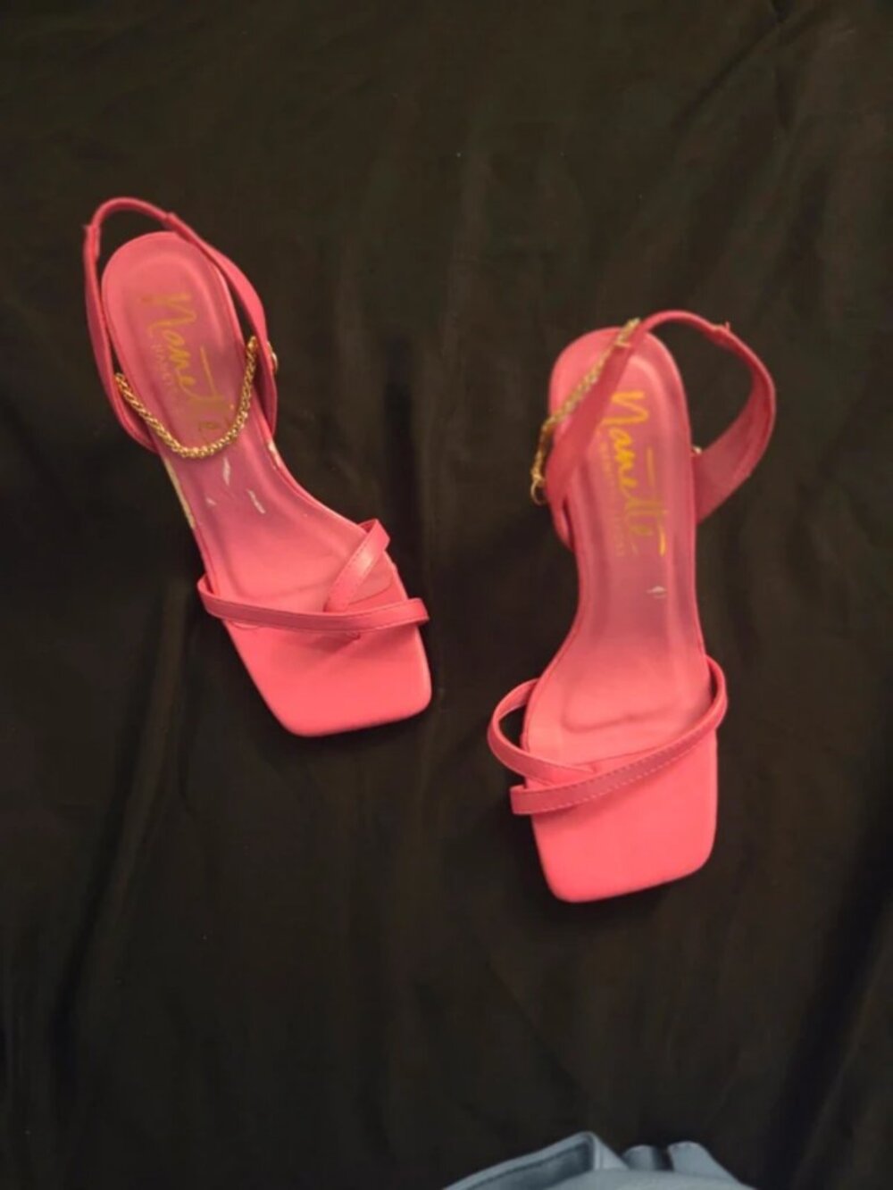 Pink heels